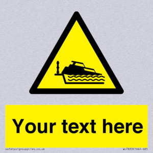 Custom warning grounding cruiser on lock cill